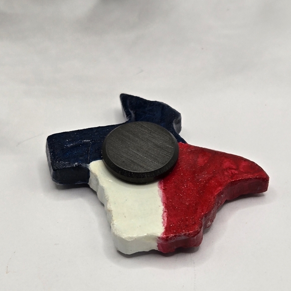 "5/$25" Handmade Red White And Blue State Of Texas Flag Mini Fridge Magnet - Picture 3 of 4
